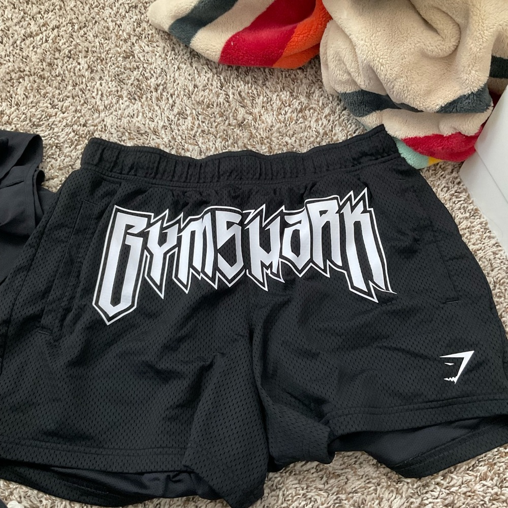 Gymshark Black Athletic Shorts